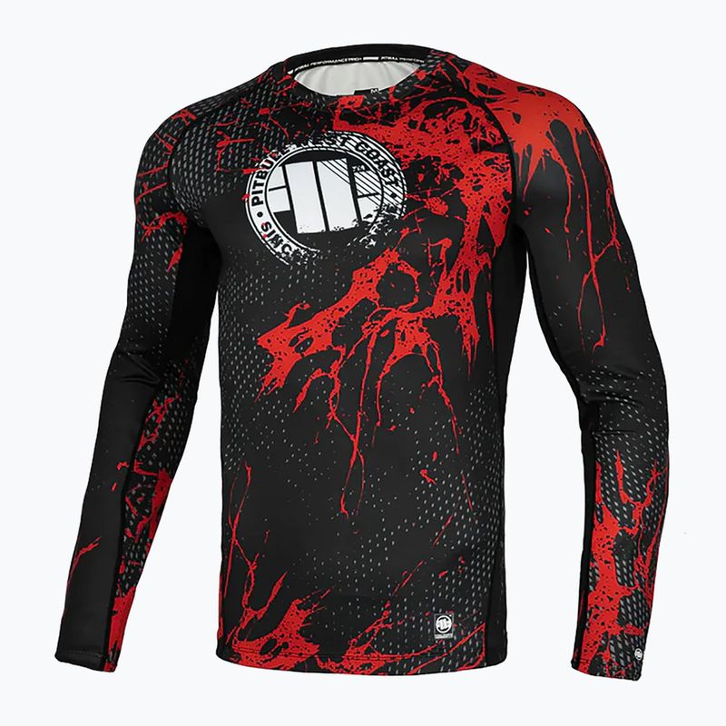 Pánský chránič Longsleeve Pitbull Rashguard Blood Dog II black 7