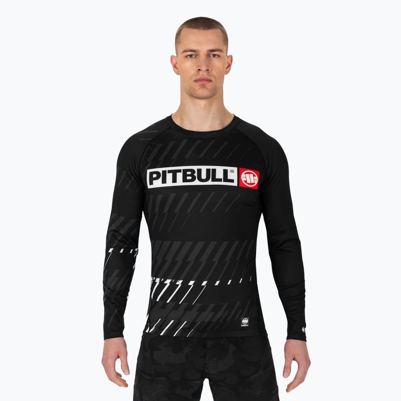 Páínské tričko rashguard  Longsleeve Rashguard Street Dog black