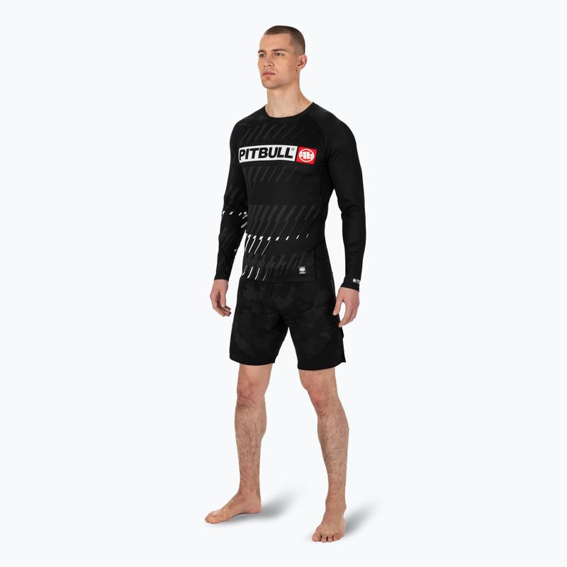 Páínské tričko rashguard  Longsleeve Rashguard Street Dog black 2