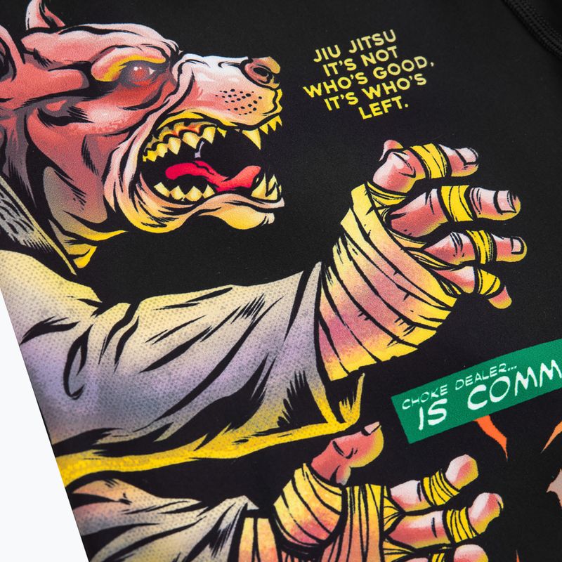 Pánské kompresní šortky Pitbull West Coast Masters of BJJ Hilltop black 4