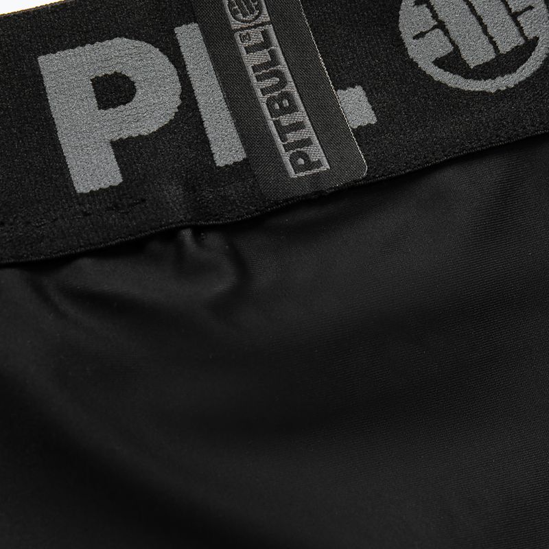 Pánské kompresní šortky Pitbull West Coast Masters of BJJ Hilltop black 6