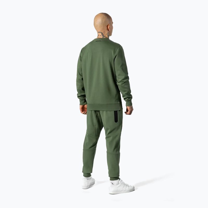 Pánská mikina Pitbull West Coast Beyer Crewneck olivová 4