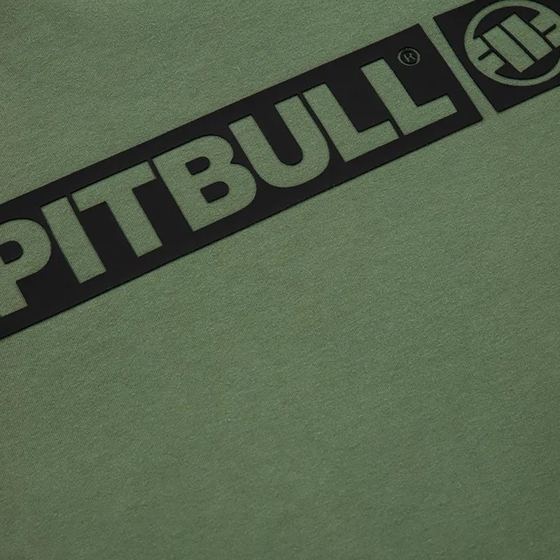 Pánská mikina Pitbull West Coast Beyer Crewneck olivová 7