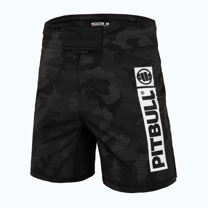 Pánské grapplingové šortky Pitbull West Coast Grappling 3 Net Camo Hilltop 2 black