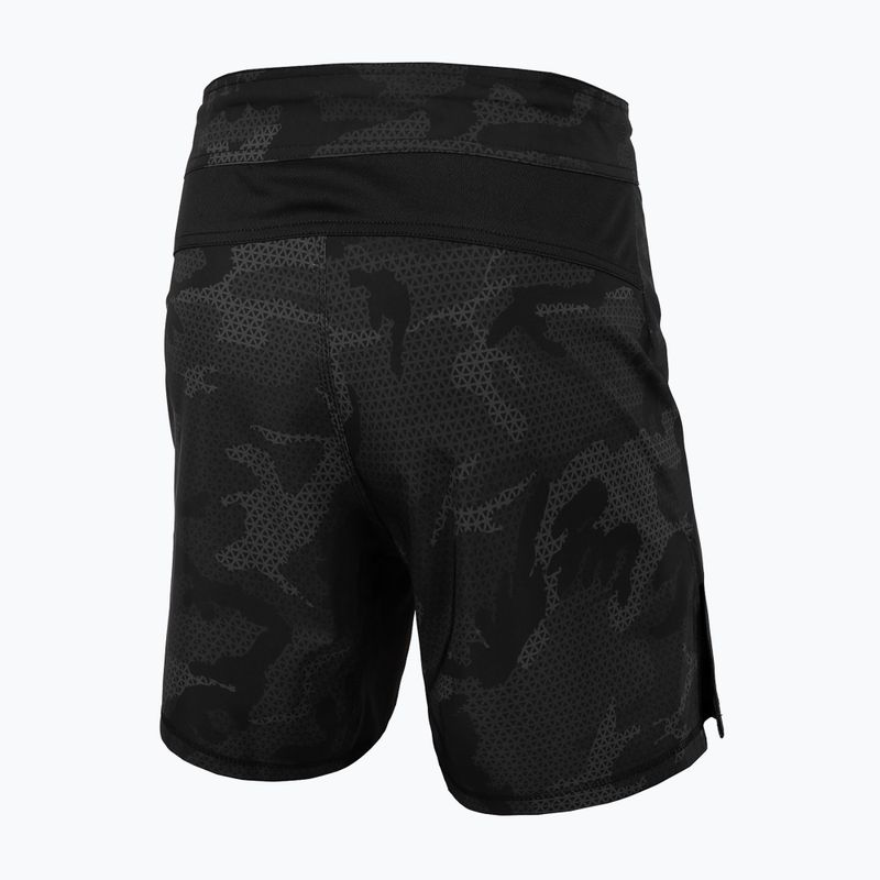 Pánské grapplingové šortky Pitbull West Coast Grappling 3 Net Camo Hilltop 2 black 2