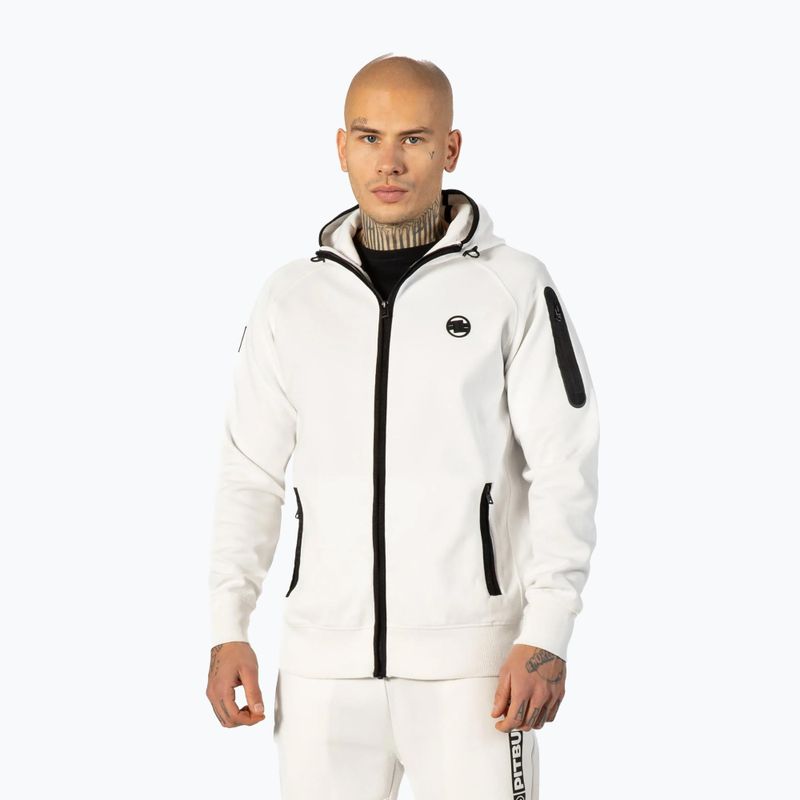 Pánská mikina Pitbull West Coast Hermes Hooded Zip off white