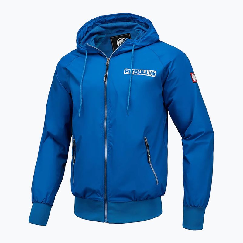 Pánská bunda Pitbull Athletic Hilltop Hooded Nylon blue