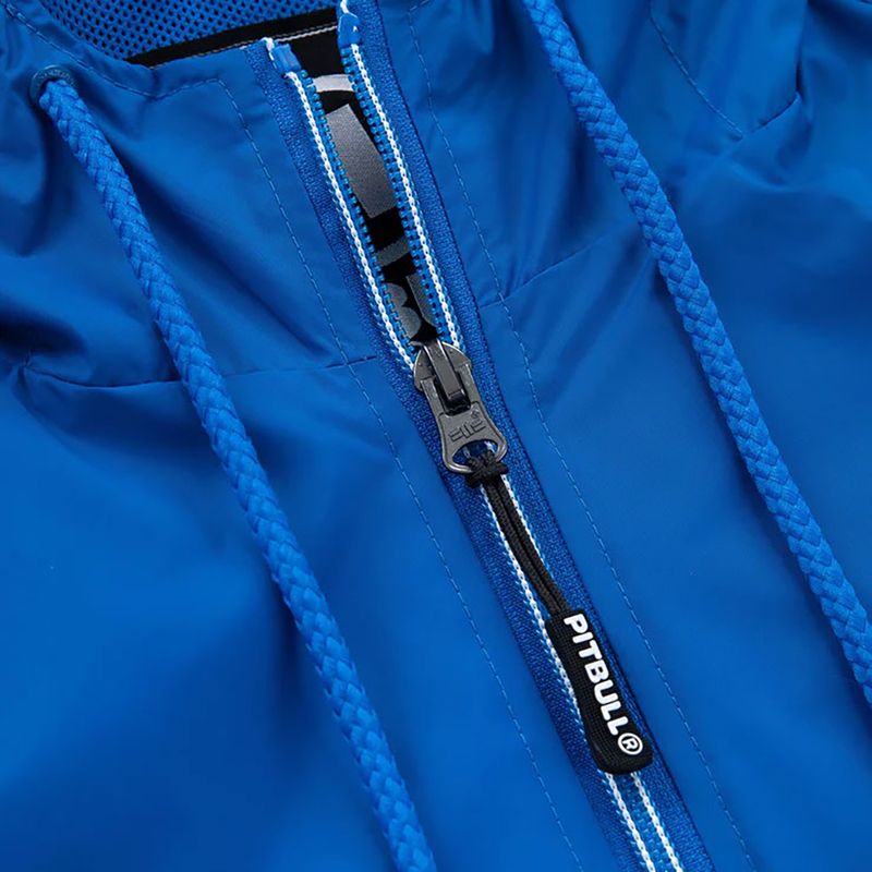Pánská bunda Pitbull Athletic Hilltop Hooded Nylon blue 3