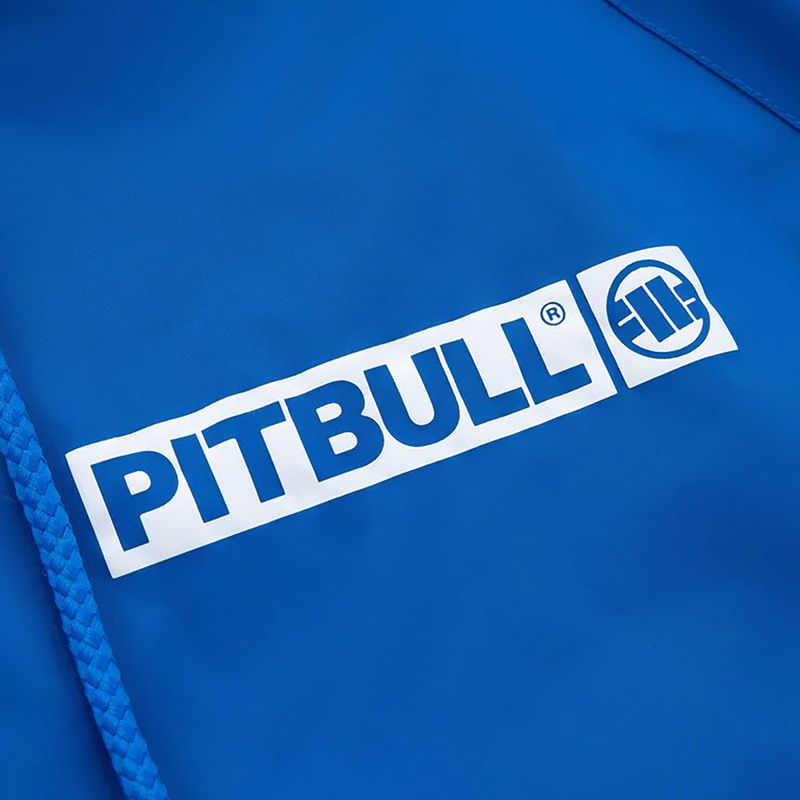Pánská bunda Pitbull Athletic Hilltop Hooded Nylon blue 4