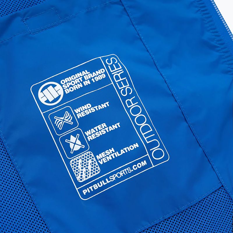 Pánská bunda Pitbull Athletic Hilltop Hooded Nylon blue 10