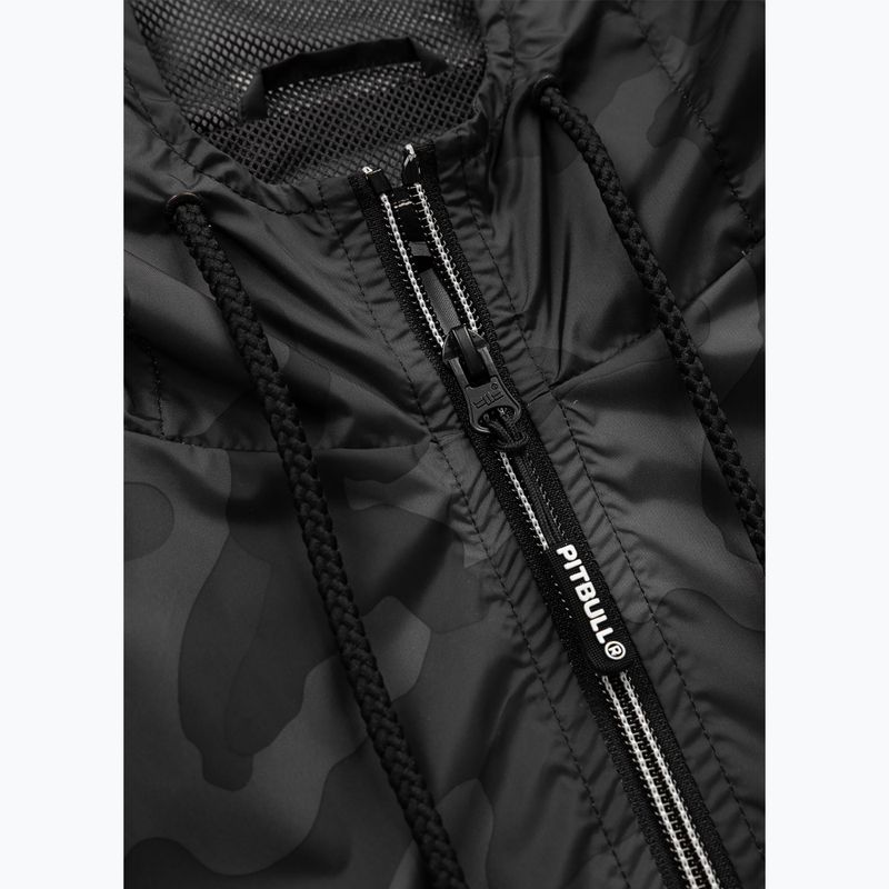 Pánská bunda Pitbull Athletic Hilltop Hooded Nylon black 8