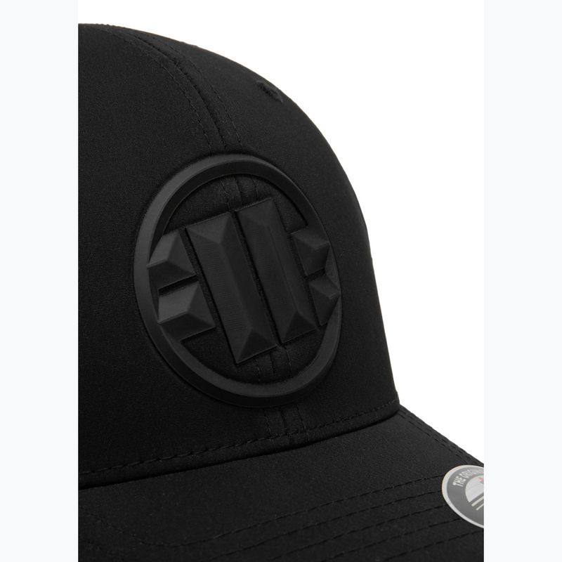 Pánská kšiltovka Pitbull West Coast Full Cap Logo 3D Angle Welding black 3