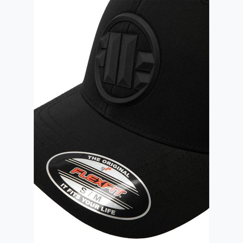 Pánská kšiltovka Pitbull West Coast Full Cap Logo 3D Angle Welding black 4