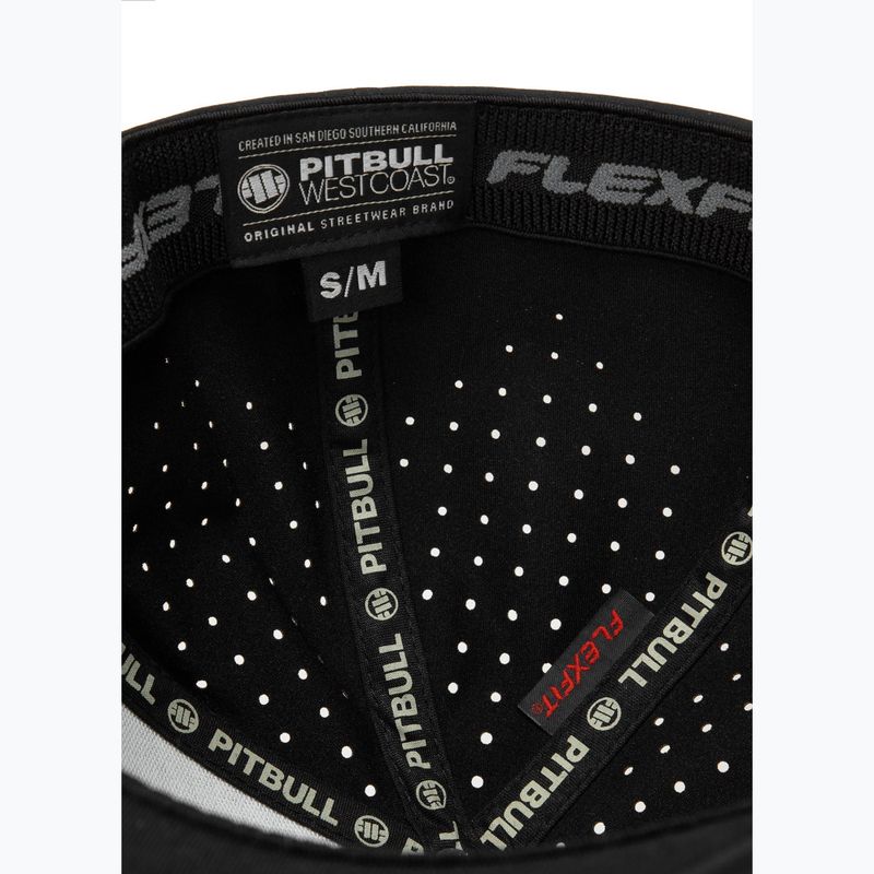 Pánská kšiltovka Pitbull West Coast Full Cap Logo 3D Angle Welding black 6