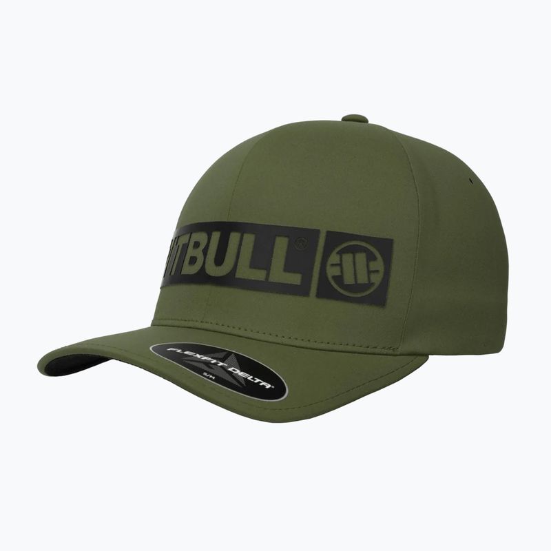 Pánská kšiltovka Pitbull West Coast Full Cap ,,Hilltop" Stretch Fitted olive 2