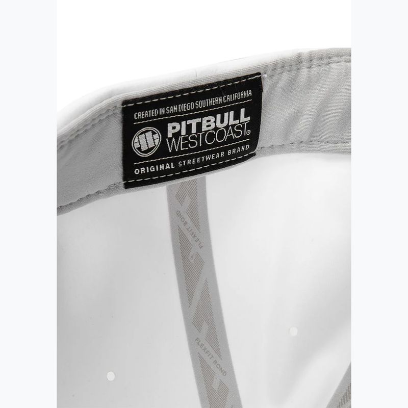 Kšiltovka Pitbull Snapback ,,Hilltop" Stretch Fitted white 8