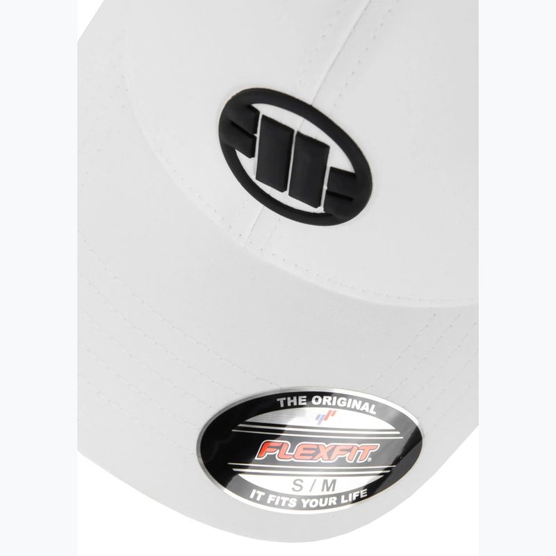 Kšiltovka Pitbull Full Cap ,,Logo" Tech Witch Perforated white 4