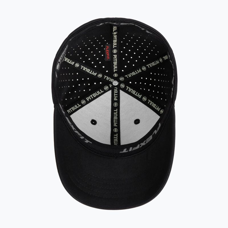 Kšiltovka Pitbull Full Cap ,,Logo" Tech Witch Perforated black 3