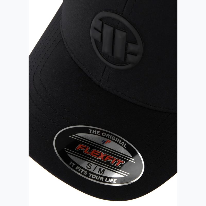 Kšiltovka Pitbull Full Cap ,,Logo" Tech Witch Perforated black 4