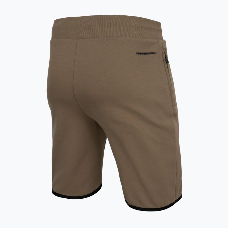 Pánské šortky Pitbull West Coast Saturn coyote brown 4