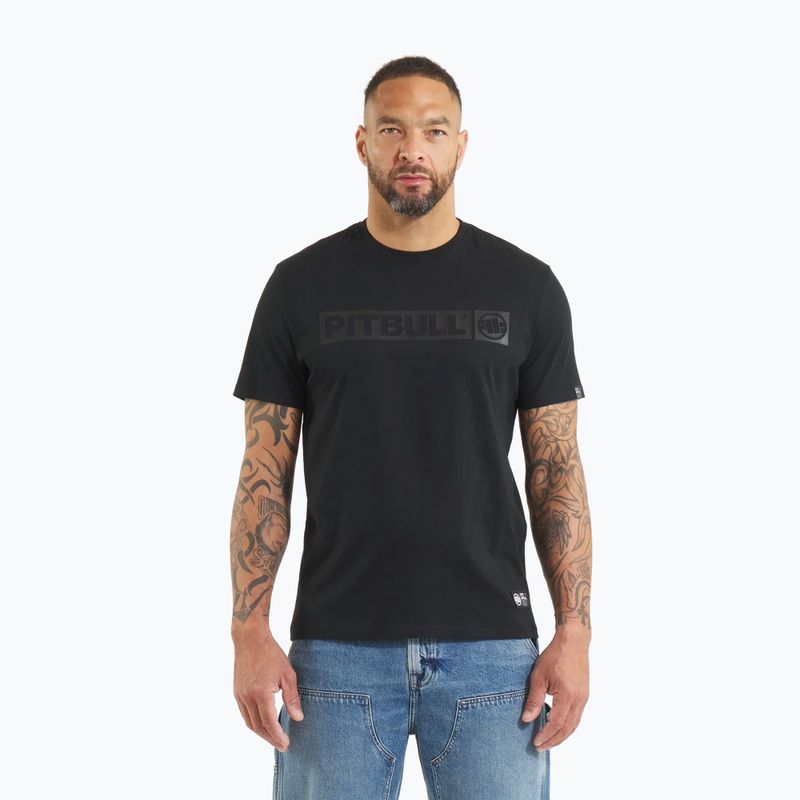 Pánské tričko Pitbull West Coast T-S All Black Hilltop black