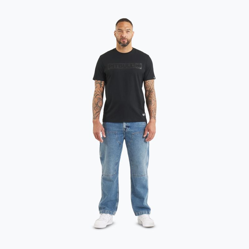 Pánské tričko Pitbull West Coast T-S All Black Hilltop black 2