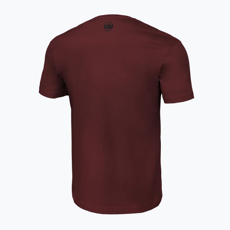 Pánské tričko Pitbull West Coast T-S Classic Boxing burgundy 2