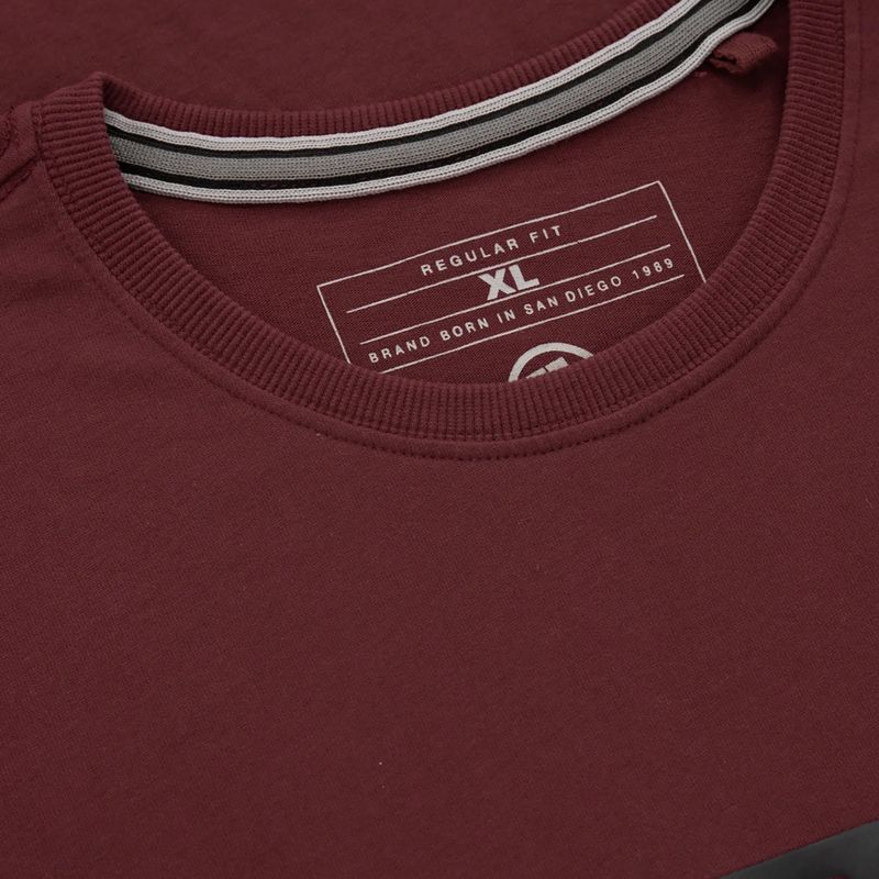 Pánské tričko Pitbull West Coast T-S Classic Boxing burgundy 4