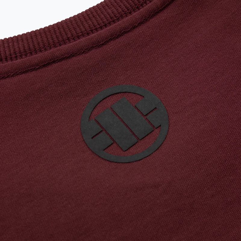 Pánské tričko Pitbull West Coast T-S Classic Boxing burgundy 5