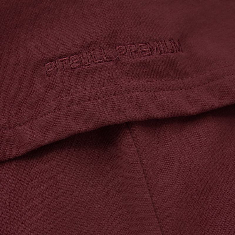 Pánské tričko Pitbull West Coast T-S Classic Boxing burgundy 6