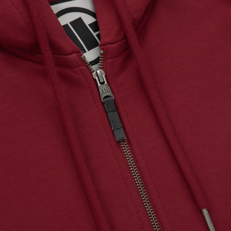 Pánská mikina Pitbull West Coast Everts Hooded Zip burgundy 3