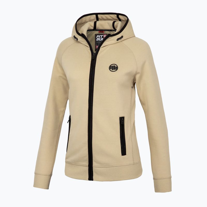 Pánská mikina Pitbull West Coast Fuchsia Hooded Zip sand
