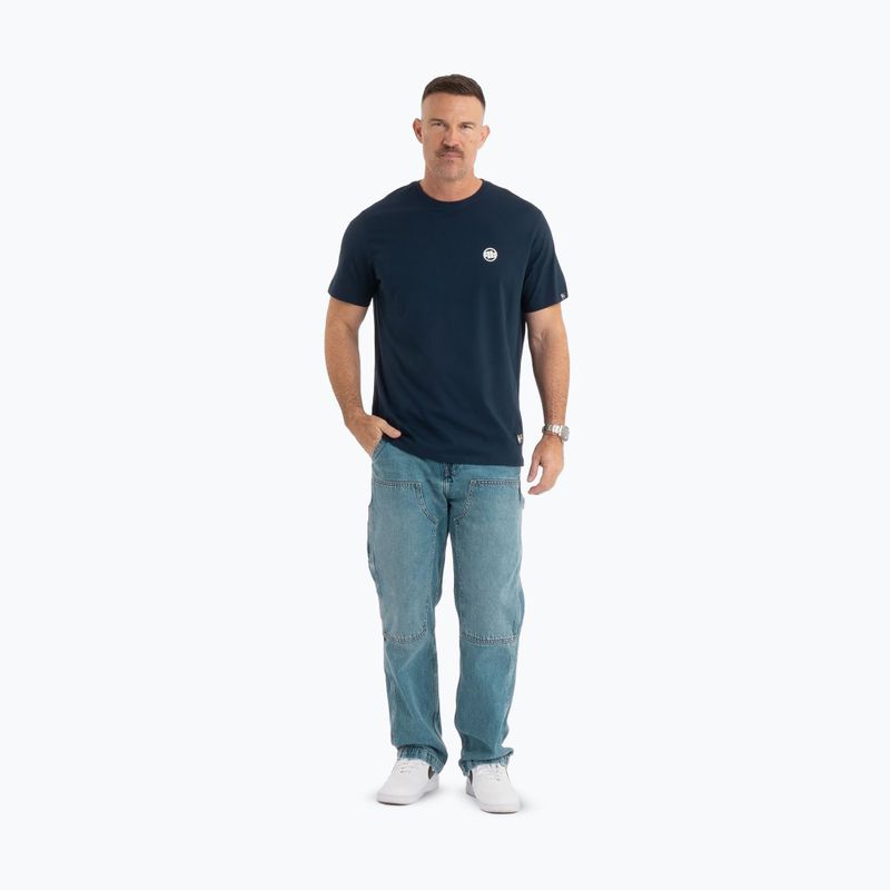 Pánské tričko na lezení Pitbull Small Logo dark navy 2
