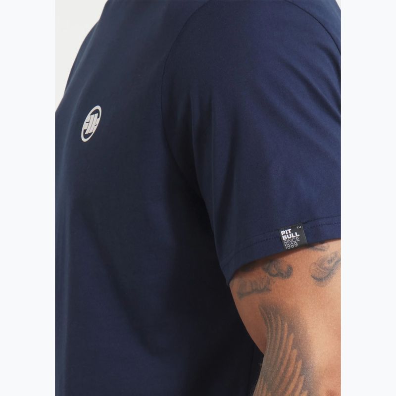 Pánské tričko na lezení Pitbull Small Logo dark navy 4