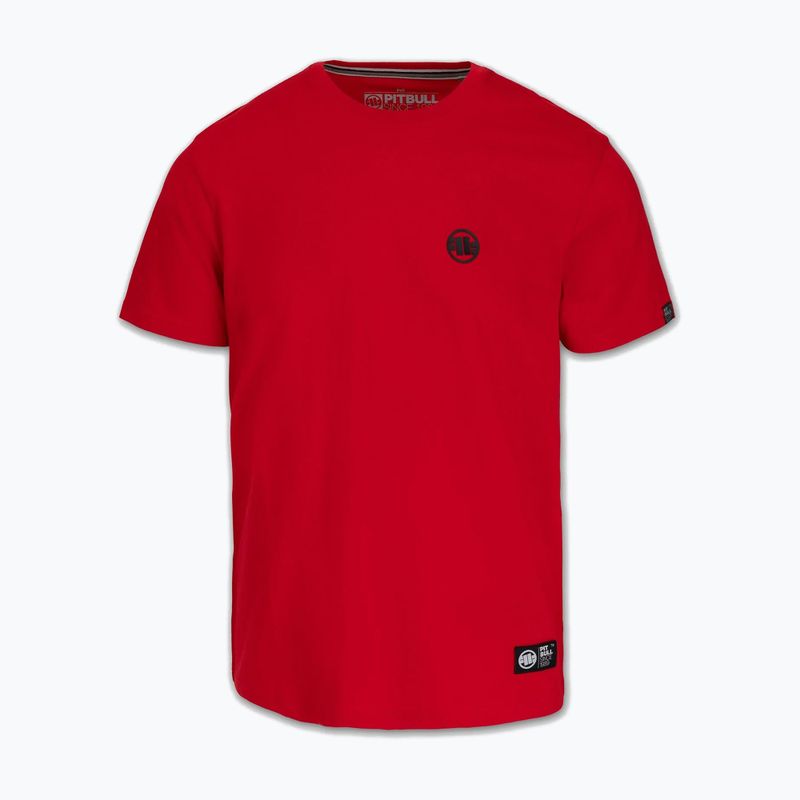 Pánské tričko na lezení Pitbull Small Logo red 4
