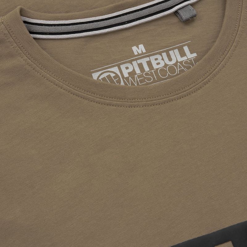 Pánské tričko Pitbull West Coast T-S Hilltop 170 coyote brown 4