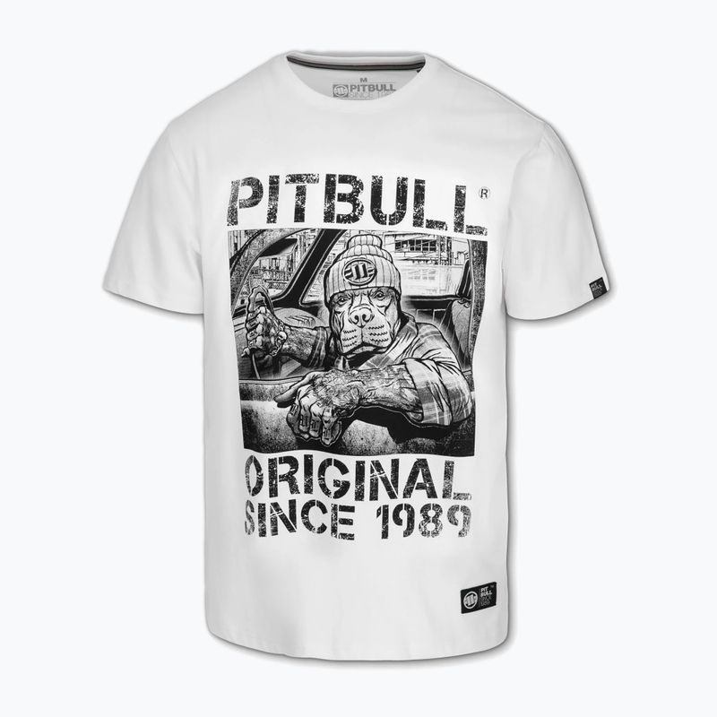 Pánské tričko Pitbull Drive white 4