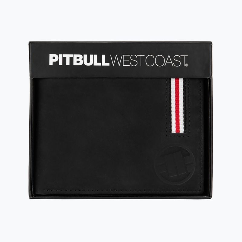 Pánská peněženka Pitbull Lin Wood 2 Embosed Leather black