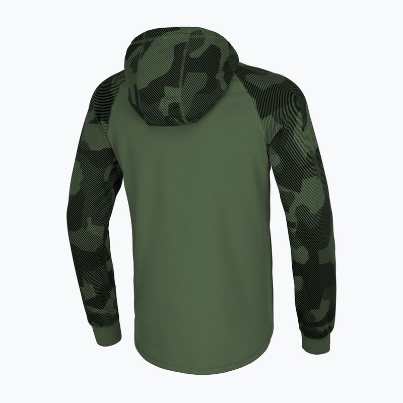 Pánská mikina Pitbull West Coast Mercado Hooded Small Logo olive dillard 2