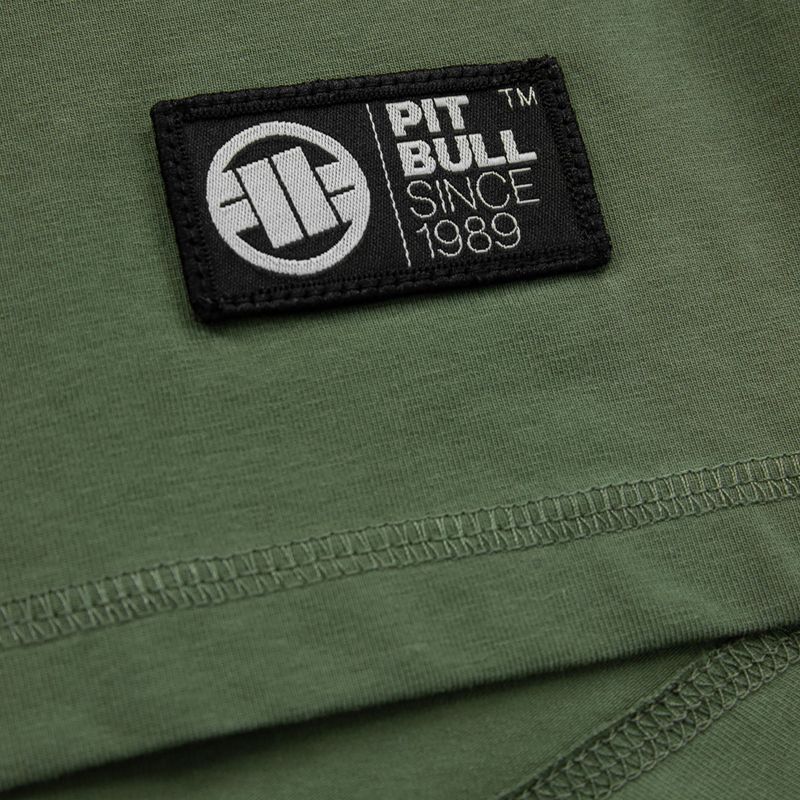 Pánská mikina Pitbull West Coast Mercado Hooded Small Logo olive dillard 6