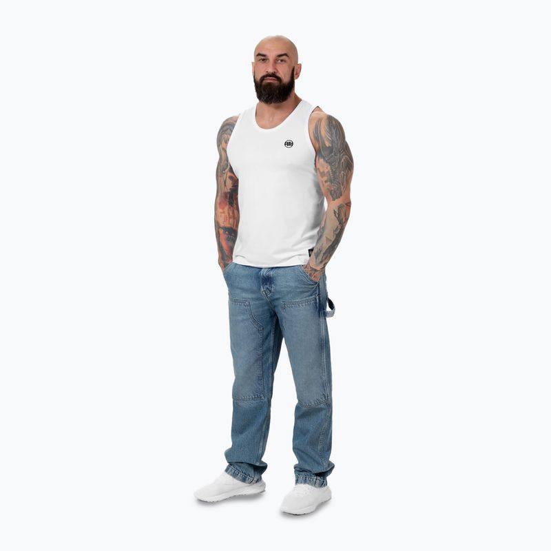 Pánské tílko Pitbull West Coast Small Logo white 2