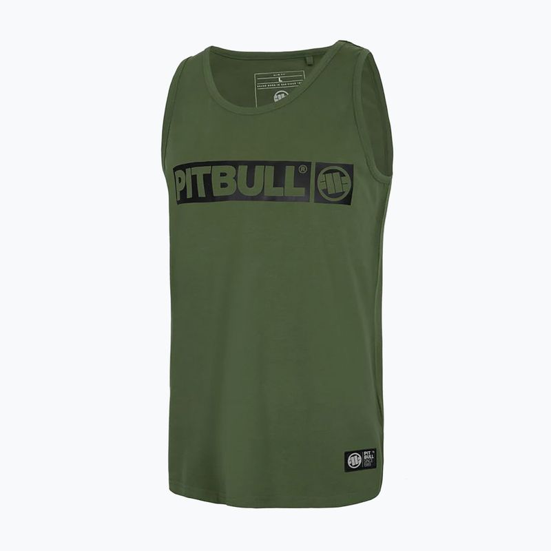 Pánské tričko Pitbull Hilltop Tank Top olive 4