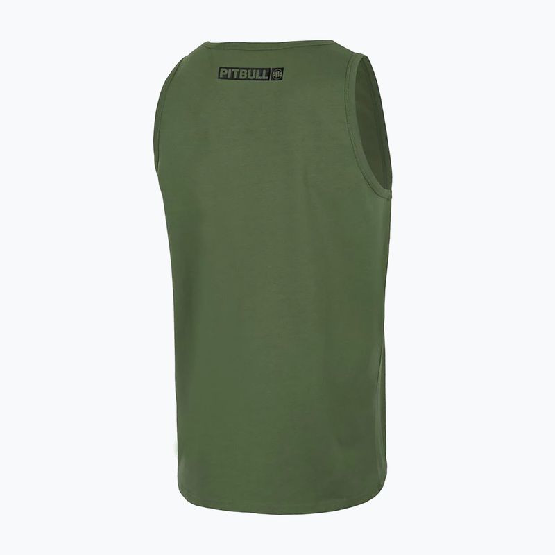 Pánské tričko Pitbull Hilltop Tank Top olive 5