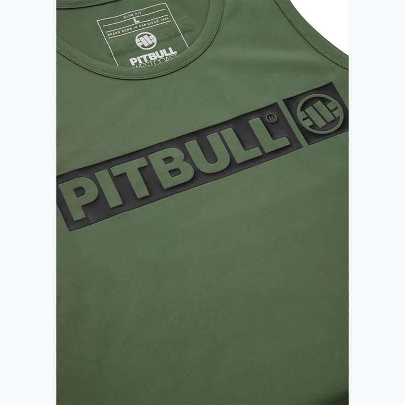 Pánské tričko Pitbull Hilltop Tank Top olive 7