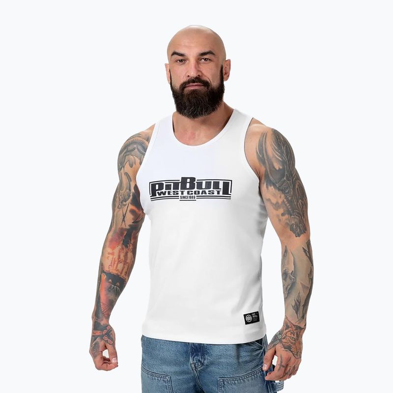 Pánské boxerské tílko Pitbull white