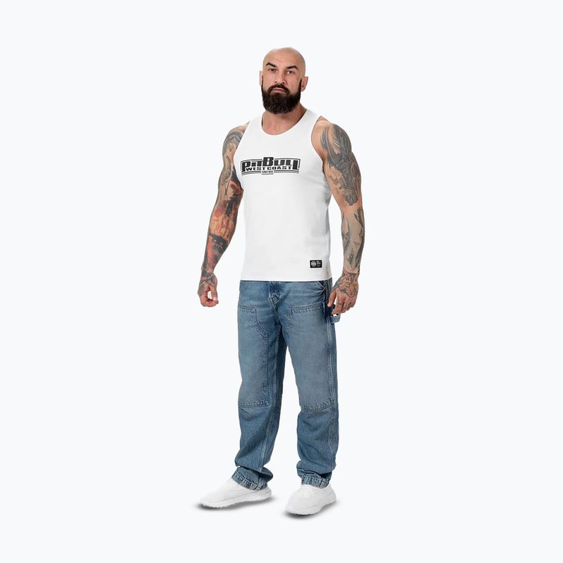 Pánské boxerské tílko Pitbull white 2