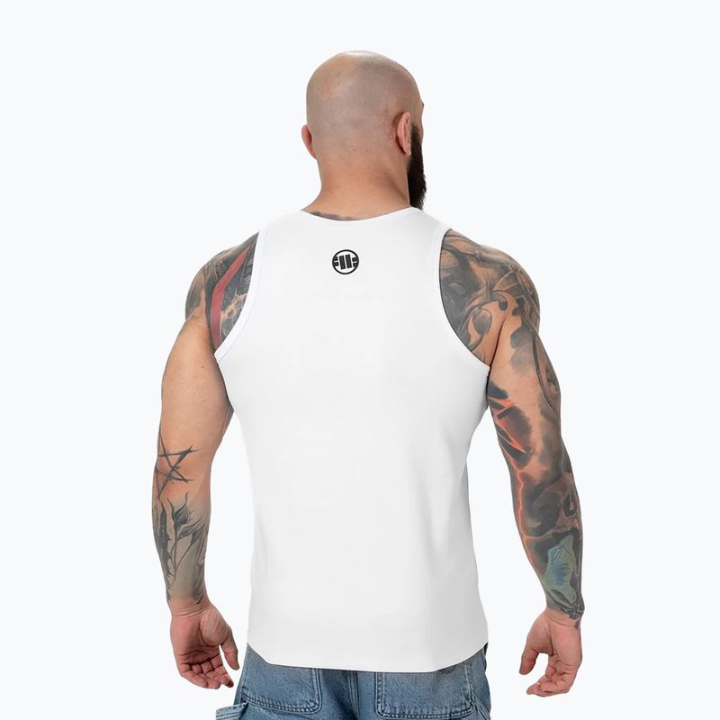 Pánské boxerské tílko Pitbull white 3