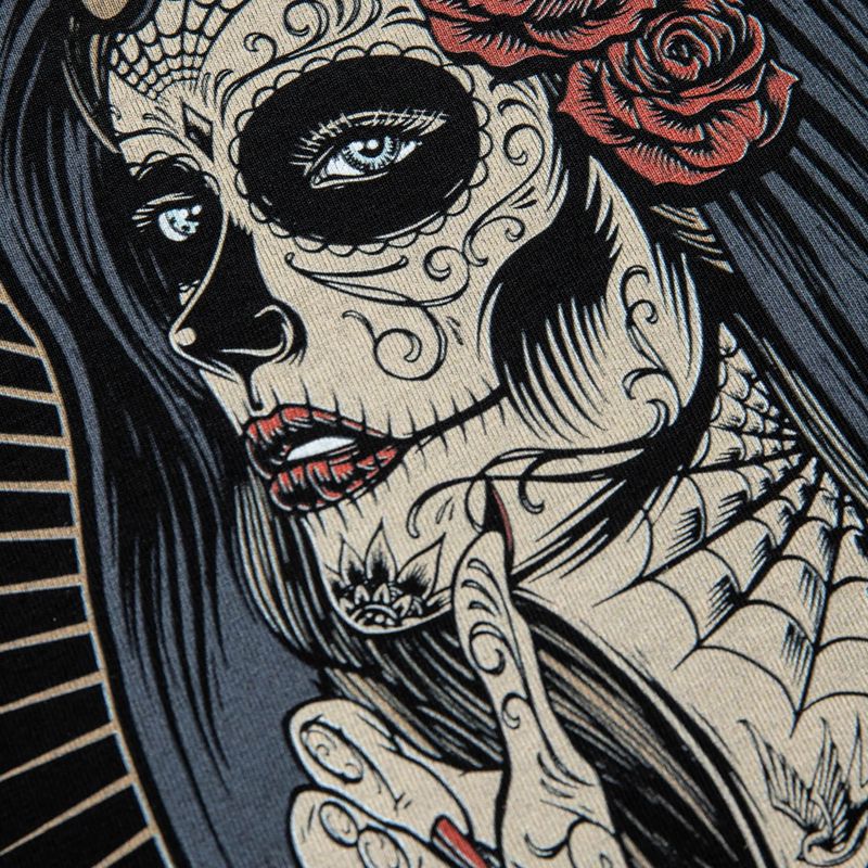 Dámské tričko Pitbull West Coast Santa Muerte black 6