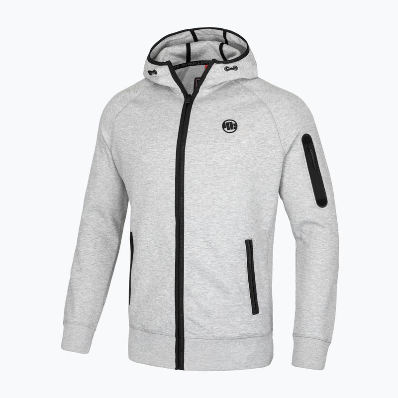 Pánská mikina  Pitbull West Coast Beachfront Hooded Zip grey/melange