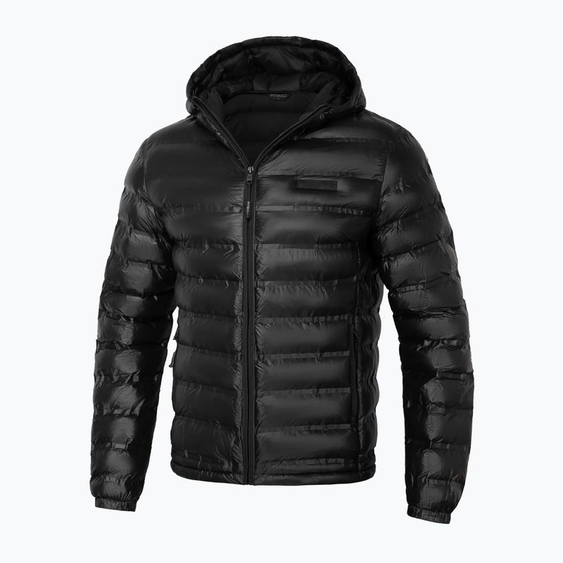 Pitbull West Coast pánská zimní bunda Deerfoot Hooded Padded black 8